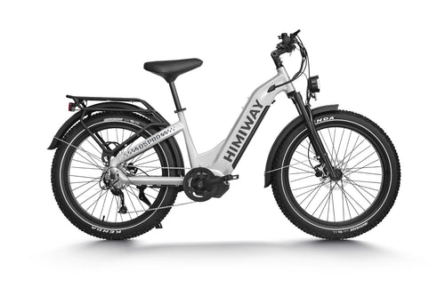 D5 ST Premium All-terrain Electric Fat Bike-White