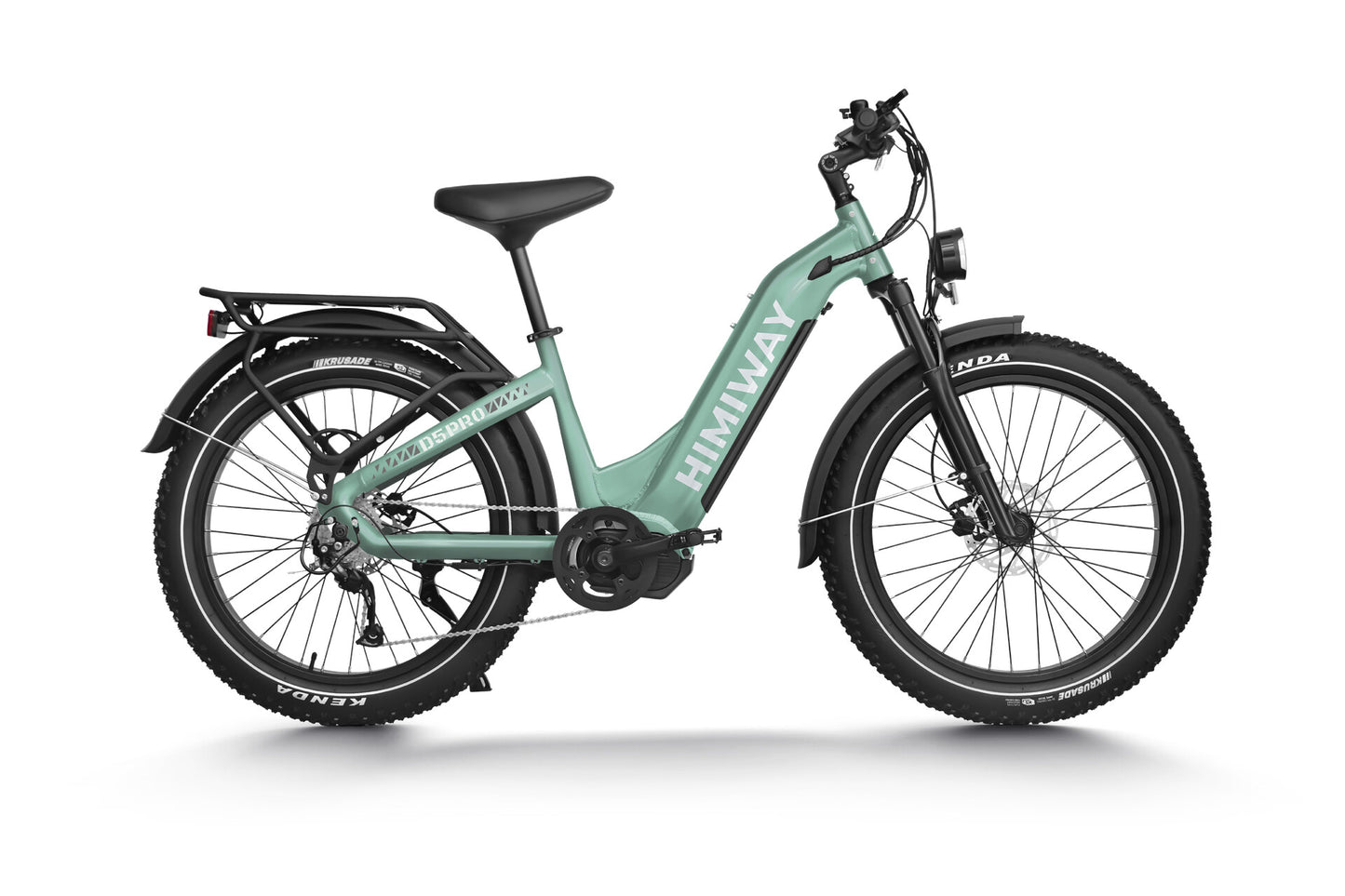 D5 ST Premium All-terrain Electric Fat Bike-Green